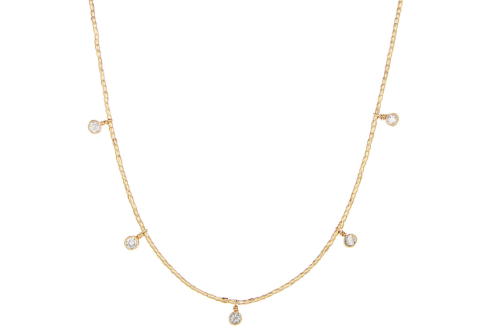 Diamond dangle necklace discount