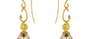 Fine Gold, Rock Crystal & Jadau Work Drop Earrings