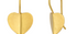 Fine Gold Leaf Drop Earrings