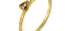 Fine Gold Diamond Textured Band Ring