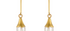 Fine Gold Hooded Pearl Drop Earrings