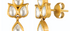Fine Gold Polki Diamond Stud Earrings