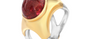 Fine Gold & Silver Tourmaline Ring