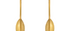 Fine Gold Tiny Flower Bud Earrings