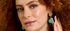 Fine Gold Turquoise & Diamond Earrings
