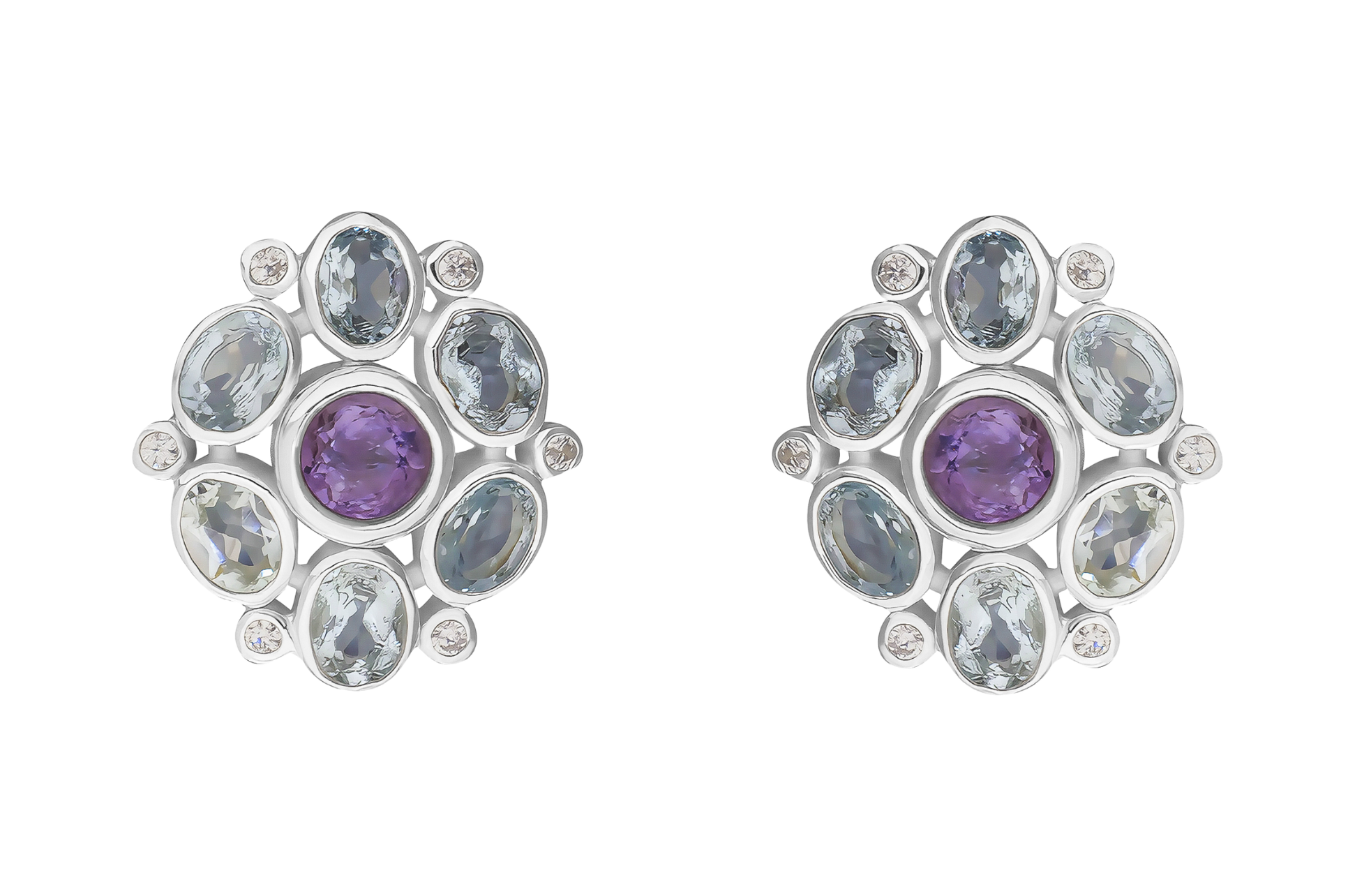 Posie Silver Stud Earrings