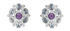 Posie Silver Stud Earrings