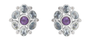 Posie Silver Stud Earrings