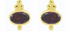 Darcie Garnet Stud Earrings