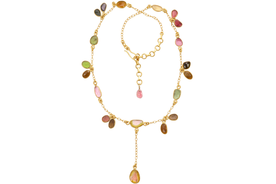 Genevieve Tourmaline Gemstone Necklace