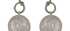 Sterling Silver & Antique George V Coin Earrings