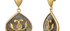 Labradorite & Diamond Betel Leaf Jadau Earrings