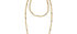 Golden Round & Jadau Bead Knotted Necklace