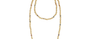 Golden Round & Jadau Bead Knotted Necklace