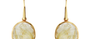 Pebble Rutile Quartz Earrings