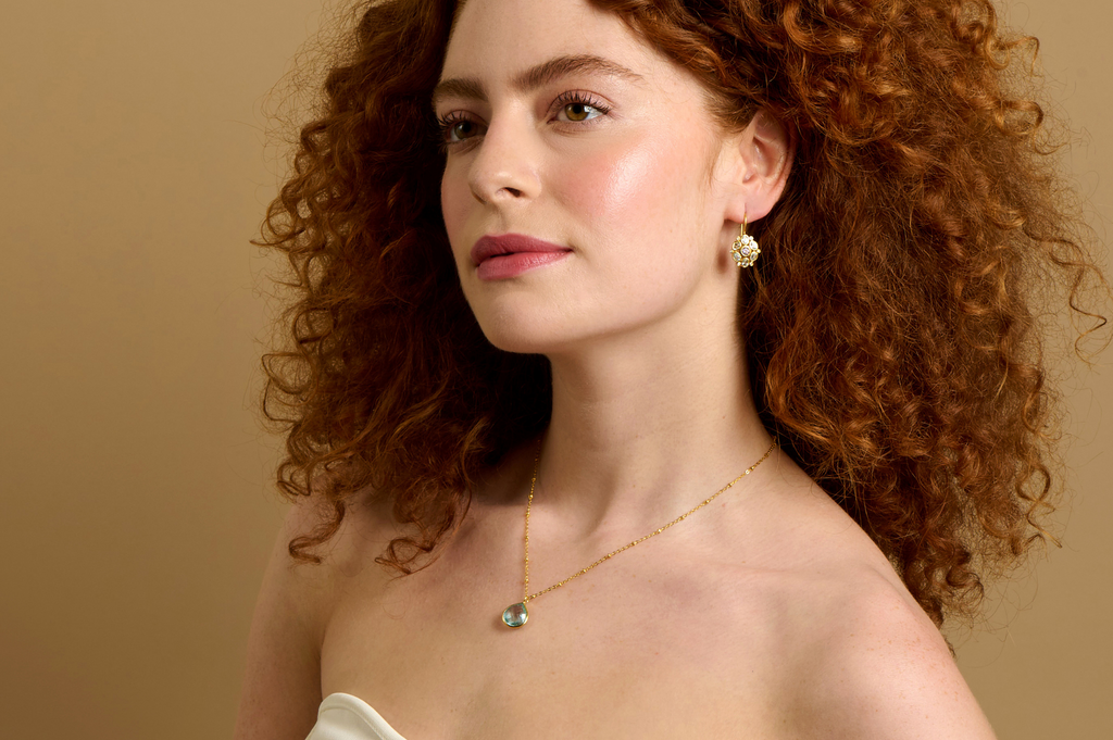 Grace Blue Topaz Pendant Necklace