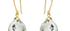 Hera Green Amethyst Earrings