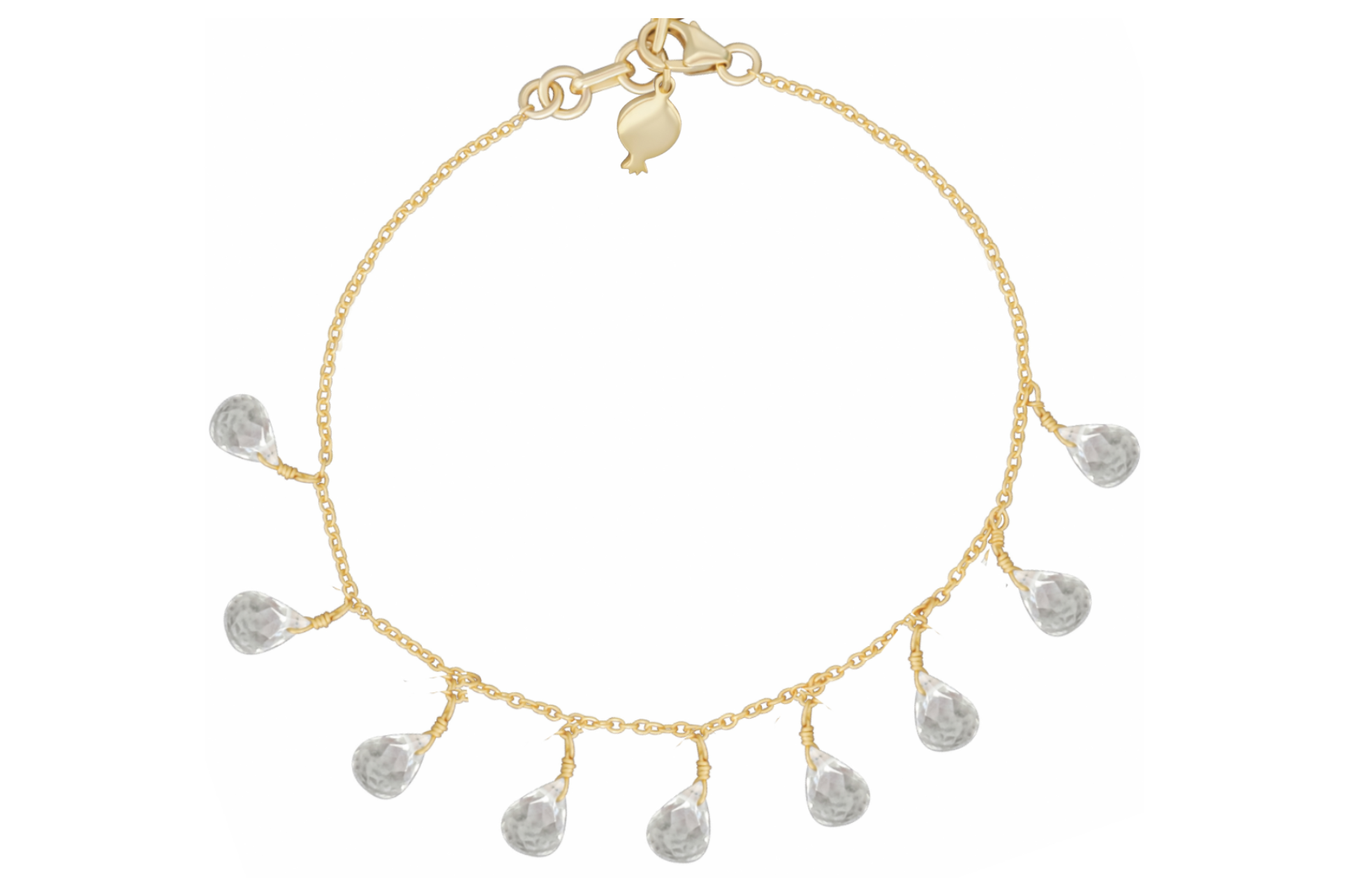 Emma Green Amethyst Briolette Bracelet