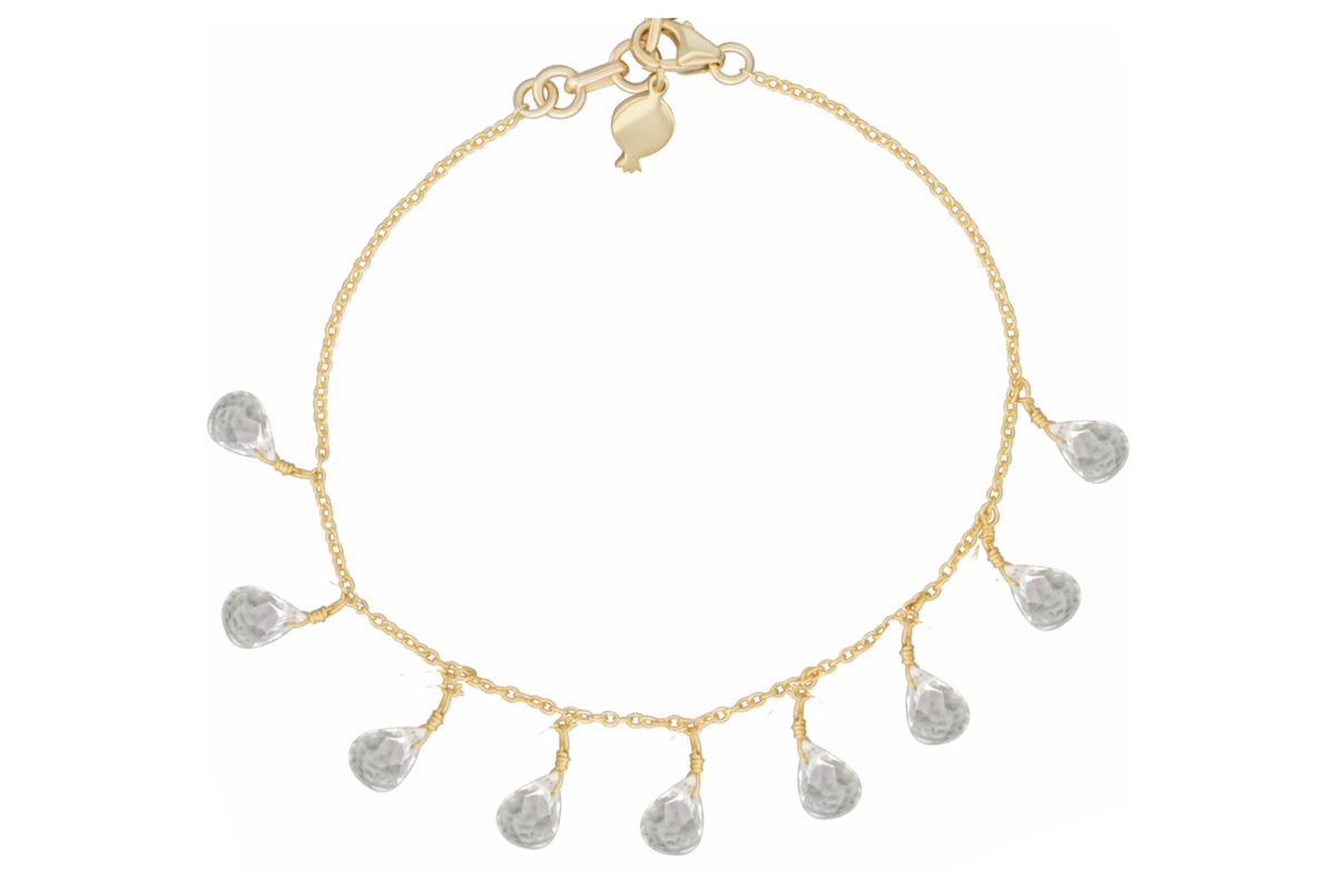 Emma Green Amethyst Briolette Bracelet