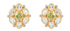 Posie Green Amethyst & Peridot Stud Earrings