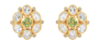 Posie Green Amethyst & Peridot Stud Earrings