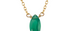Green Onyx Marquise Necklace