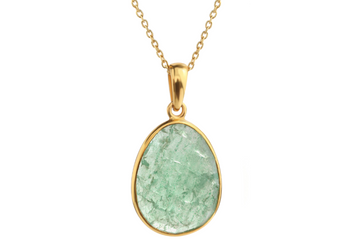 Green Quartz Pendant Necklace
