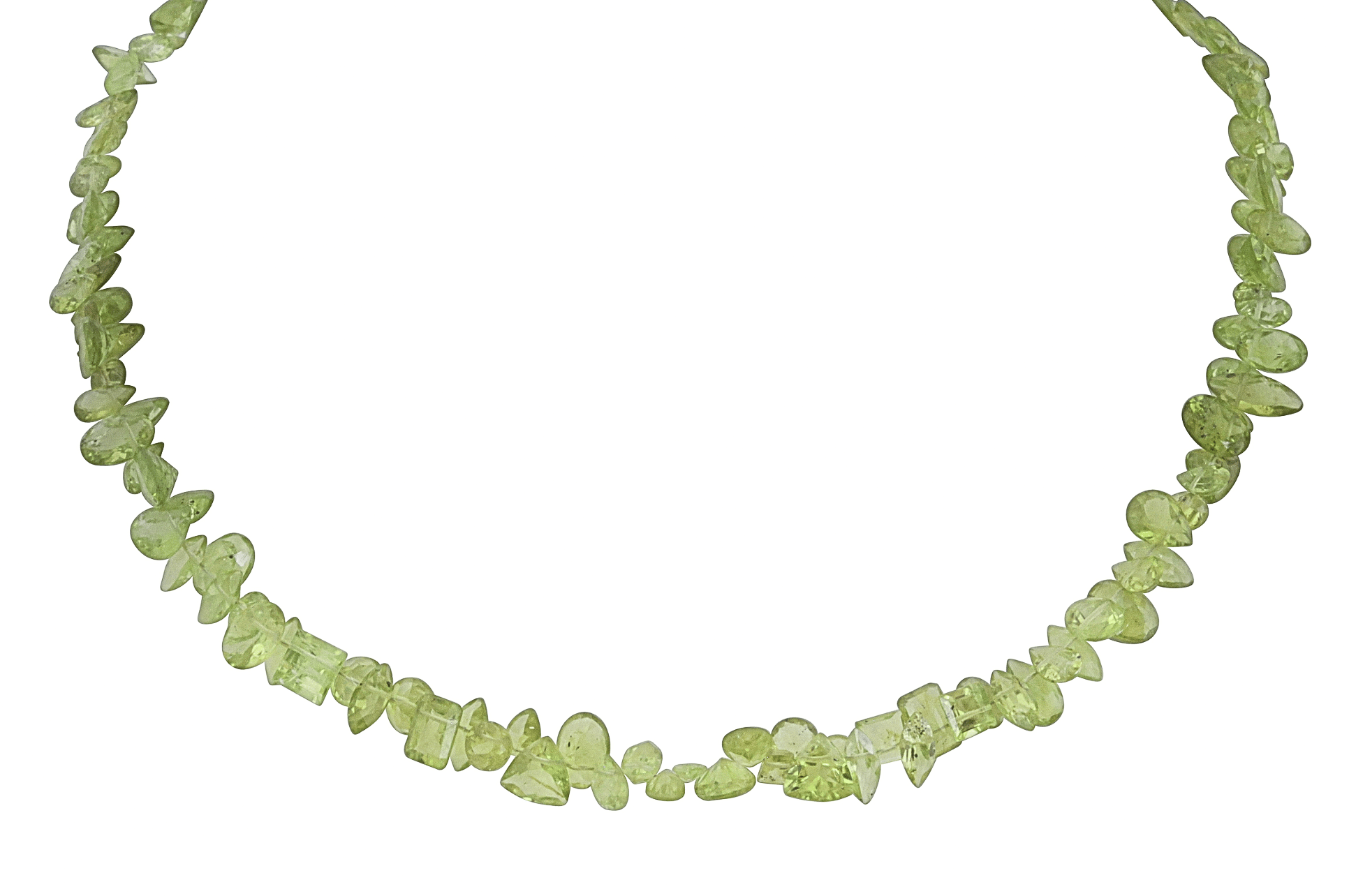 Greta Peridot Beaded Necklace
