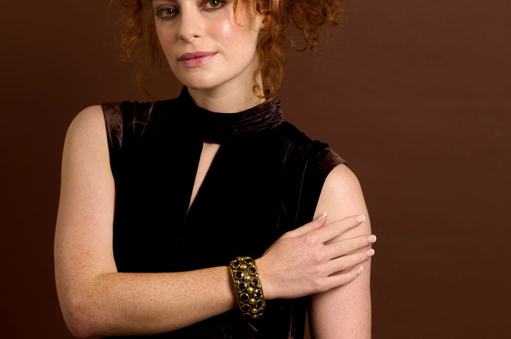 Camilla Citrine Gemstone Cuff Bracelet
