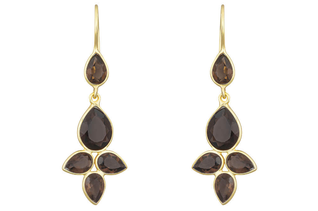 Hope Smoky Quartz Drop Earrings