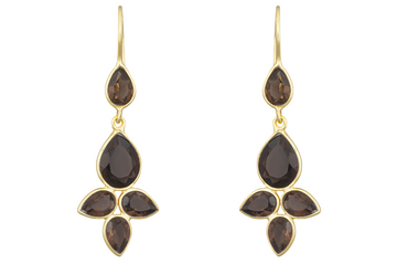 Hope Smoky Quartz Drop Earrings