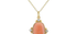 Hyderabad Coral & Pearl Pendant Necklace