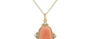 Hyderabad Coral & Pearl Pendant Necklace