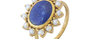 Hyderabad Pearl & Lapis Ring