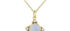 Hyderabad Chalcedony & Pearl Pendant Necklace