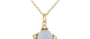 Hyderabad Chalcedony & Pearl Pendant Necklace