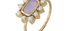 Hyderabad Pearl & Cushion Pink Sapphire Ring