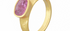 India Cushion Cut Ruby Ring