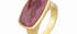 India Oblong Pink Tourmaline Ring