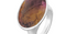 India Ametrine Oval Gemstone Ring