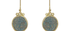 Vintage Coin Drop Earrings