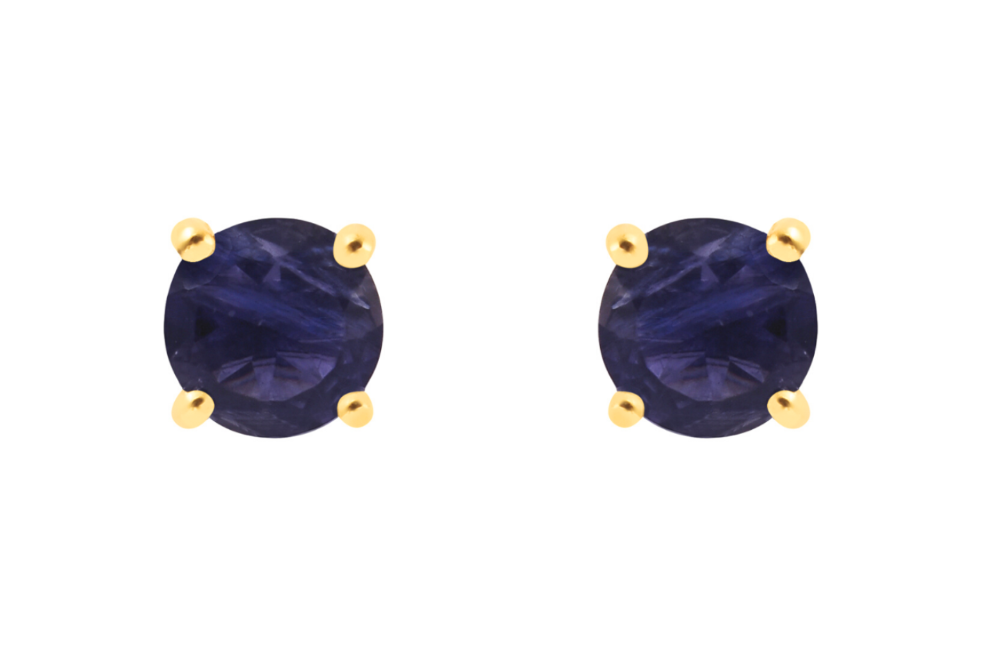 Candy Iolite Stud Earrings