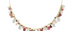 Iris Tourmaline, Rose Quartz & Green Amethyst Beaded Necklace