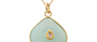 Jadau Chalcedony & Diamond Pendant Necklace