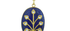 Jadau Lapis & Diamond Pendant Necklace