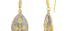 Rutile Quartz & Diamond Jadau Earrings