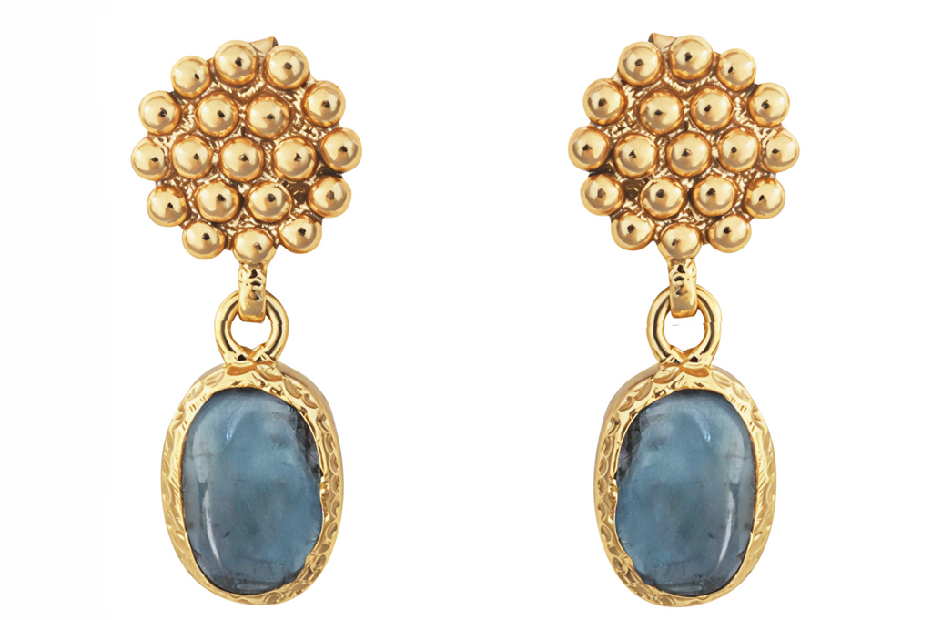 Janie Kyanite Drop Gemstone Earrings