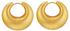 Kaju Fine Gold Hoop Earrings