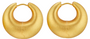 Kaju Fine Gold Hoop Earrings