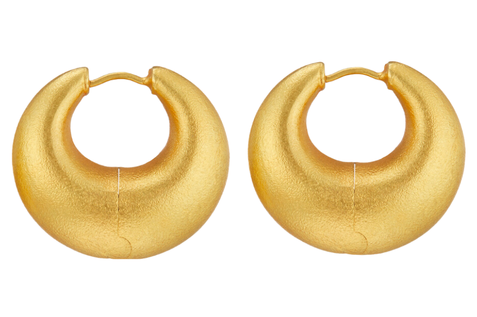 Kaju Fine Gold Hoop Earrings